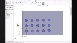 SolidWorks Linear Sketch Pattern