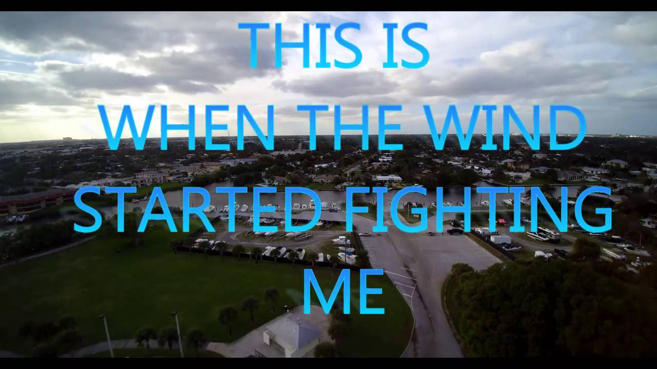 Yuneek Q500 4K Saves itself in strong wind