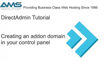 Create an additional domain in your DirectAdmin Control Panel