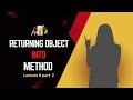 Lecture 6 part 2 | Returning object | object return into main method