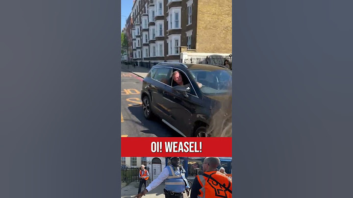 Hospital-bound driver mounts pavement to avoid Just Stop Oil protest | LBC