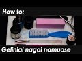 How to: Geliniai nagai namuose - Žingsnis po žingsnio kaip pasidaryti | Justes Grozio  Kanalas