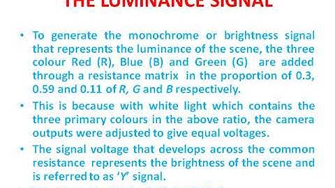 SANJAY SAINI LUMINANCE, HUE, SATURATION AND CHROMA EL 208 UNIT 6