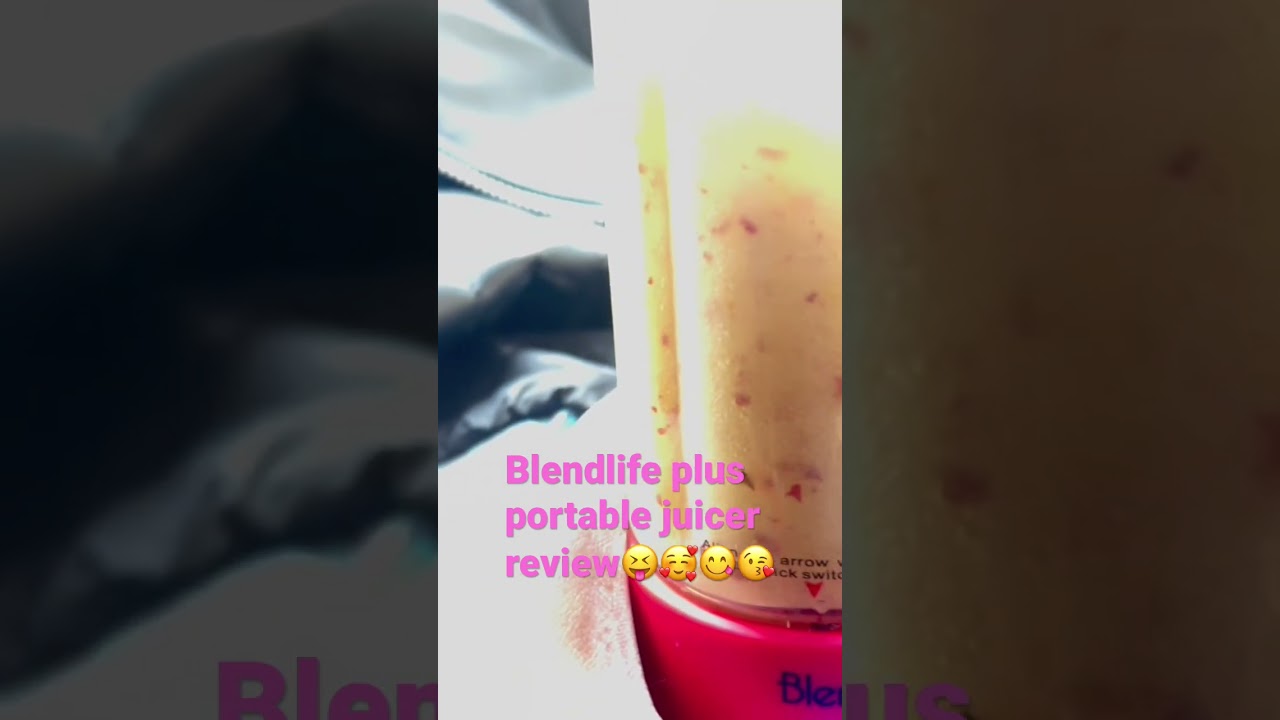 Blendlife portable juicer review😘🥰