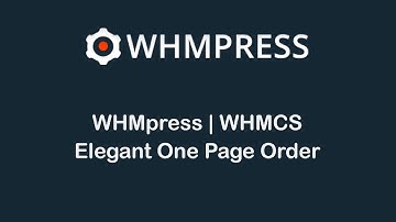 WHMpress | WHMCS | Elegant One Page Order