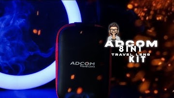 @adcomindia 8in1 travel lens kit ✨ | B-Roll | Rajbir PixL