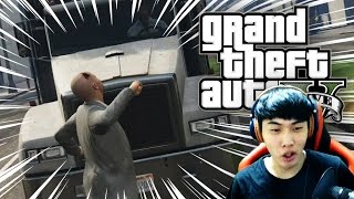 옴므[주먹 한방!!으로 끝낸다!! 원펀맨 사이타마 모드!!!]Grand Theft Auto V