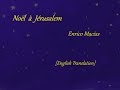 Noël à Jérusalem [Enrico Macias] with English Translation