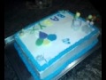 Pastel de baby shower para niño YouTube