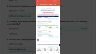 2023 paper 2 past paper pharmacy technician first year