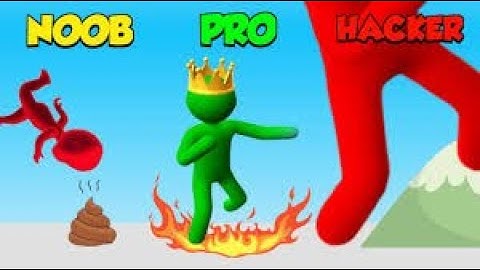 NOOB vs PRO vs HACKER Giant Rush Gameplay!