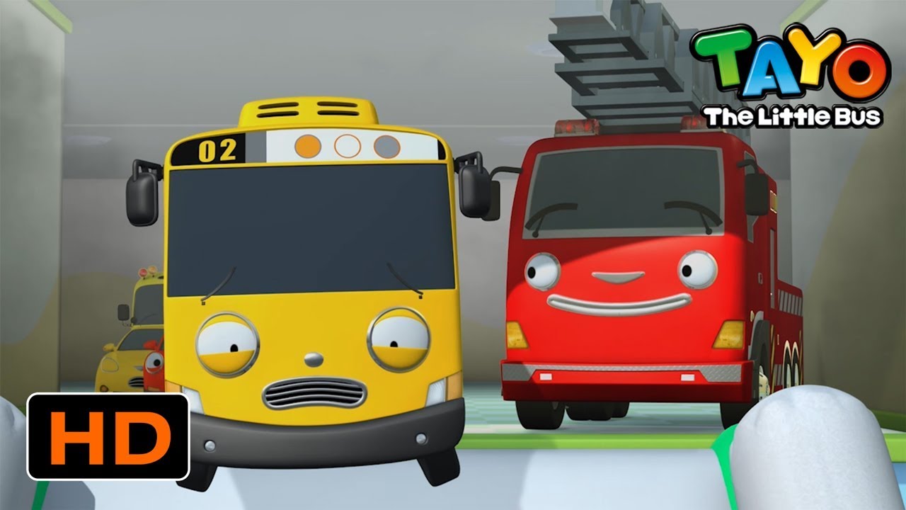  Tayo  English Episodes l Frank  the Fire Truck Please Help 