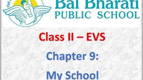 II EVS Chapter 9 My School Exercise Part 2