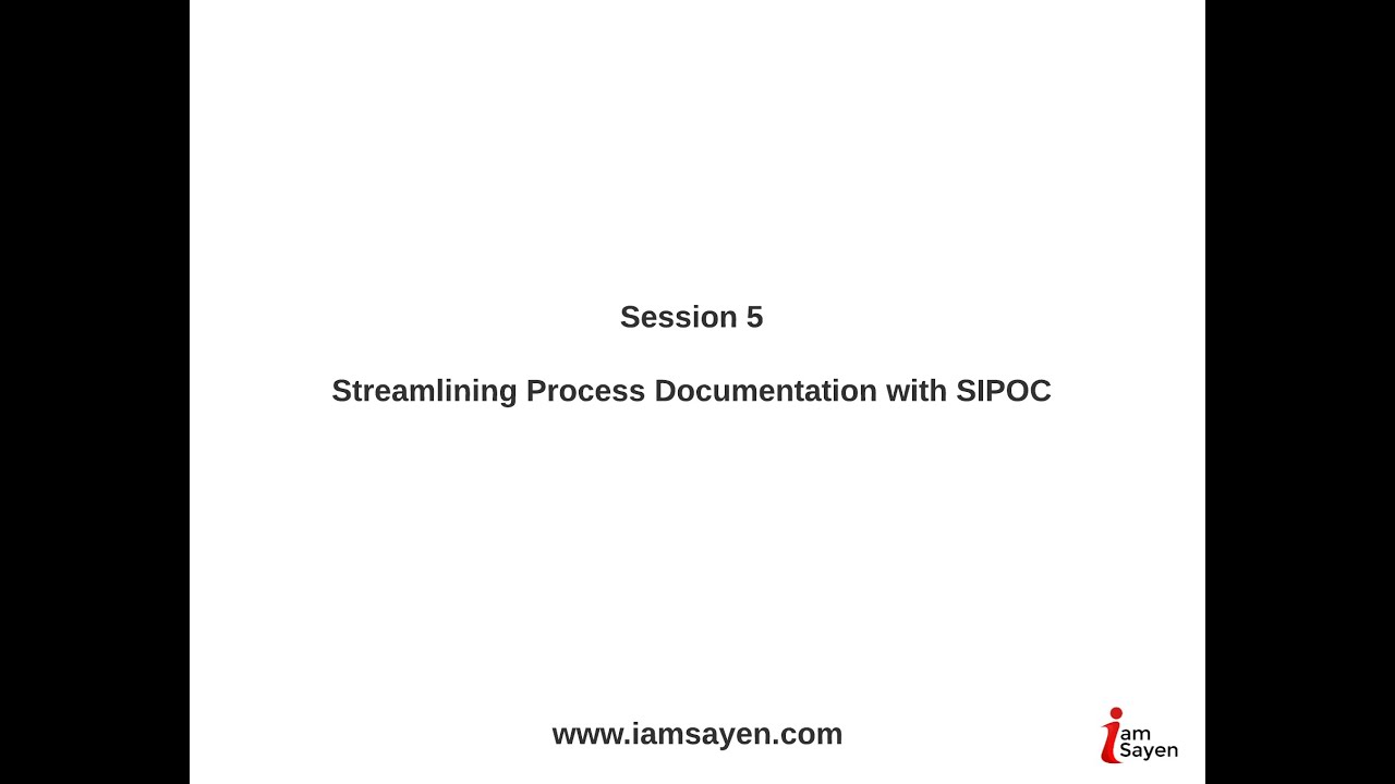 Streamlining Process Documentation with SIPOC