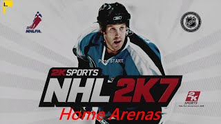 NHL 2K7 | Sports Game Arenas and All Team Intros 🏟 🏒
