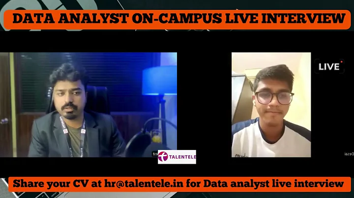 Best Data Analytics Interview | Data Analyst Live Mock Interview | Must Watch - 2024 !!!