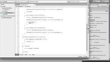 Unity 5 2D Platform Game Development Mac, 03 with C Sharp: left/right movement with sprite flipping