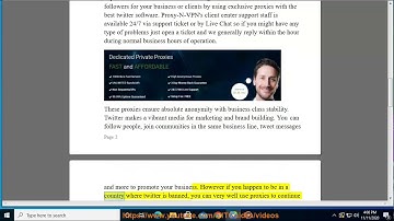 Get started w/ Proxy-N-VPN Private Proxies for Twitter (2020 Free Online Marketing Tips)