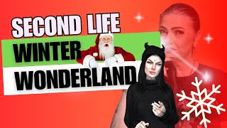 Adventures in Second Life l Exploring WINTER WONDERLAND🌍🎅🏻