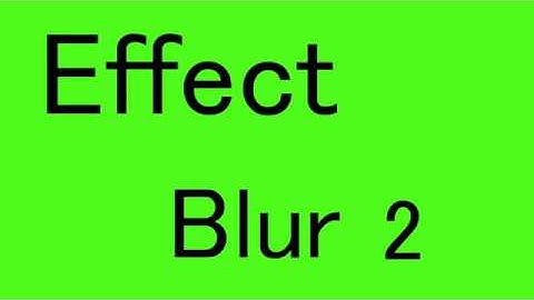 OpenToonz　Effect　Blur 2