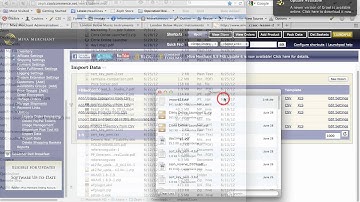 Importing and Exporting products with Miva Merchant