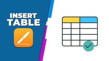how to insert table in Apple Pages iCloud