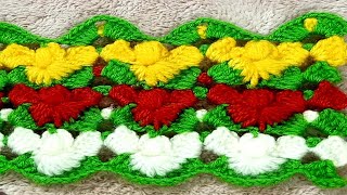 كروشيه غرزة الطائر (العصفور) How to crochet the bird stitch