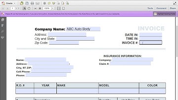 How to Make an Auto Repair Invoice | Excel | PDF | Word