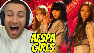 MY NEW FAVORITE?! aespa 에스파 'Girls' MV - REACTION