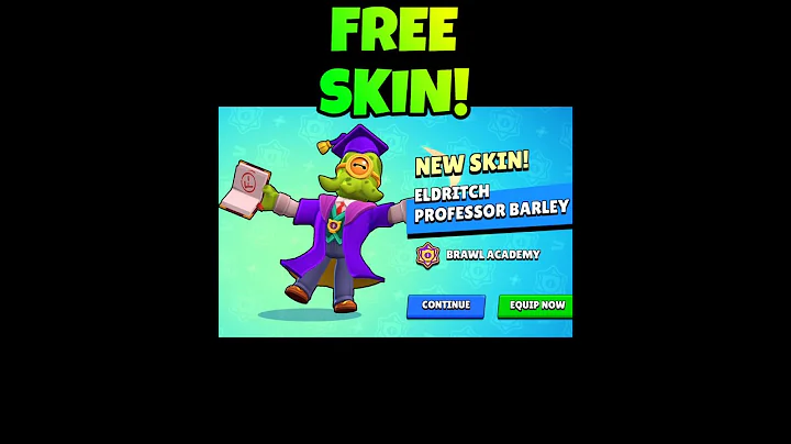 X3 Free Barley Skin😱🔥 #brawlstars #supercellpartner #shorts