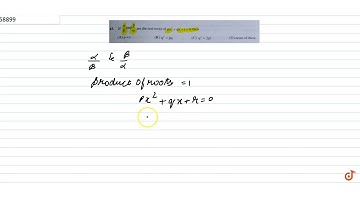 If  `alpha/beta`and `beta/alpha` are the real roots of `px^2+qx+r=0` then (A) p=r (B) `q^2 = pq...