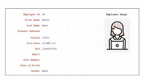 Create Form Style Form Report for Oracle Reports Builder 6i/10g/11g/12c