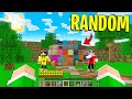 HO COSTRUITO UNA CASA CON BLOCCHI CASUALI SU MINECRAFT!