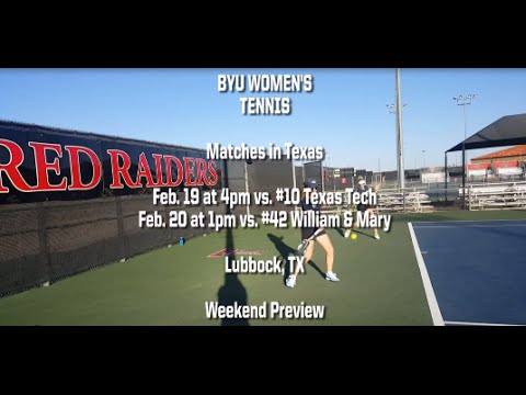 BYU Women's Tennis, season 2016 Weekend in Texas preview