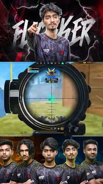 RHK FLICKER on fire 🔥 Freefire Tournament highlights #freefire #esports #rhk