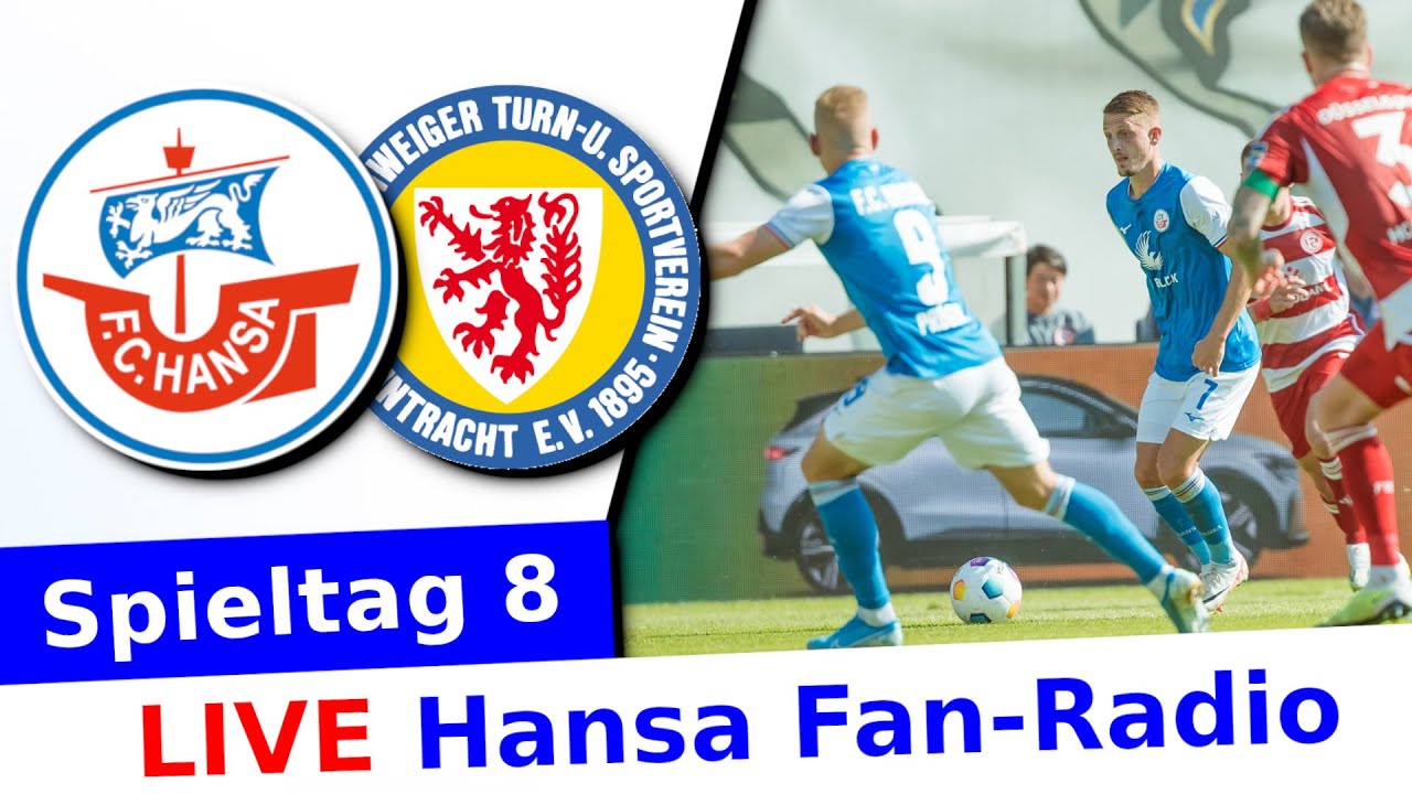 Hansa Rostock 10 Eintracht Braunschweig Spieltag 8 Hansa Radio - LIVE Rostocker Fankurve