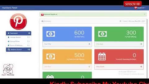 Church Management System in PHP Complete Source Code Download