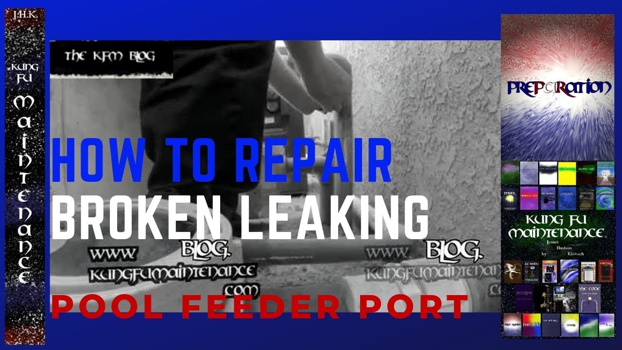 How To Replace Broken Leaking Swimming Pool Spa Chlorinator Hose Feeder