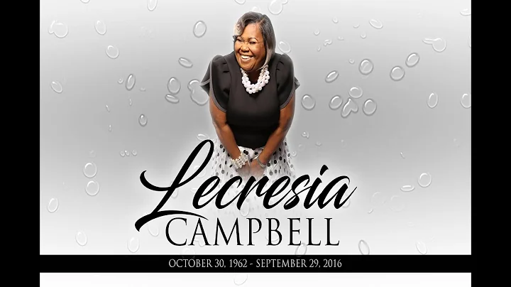 Pastor Terry Ellison's Special Tribute to Lecresia...