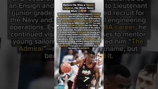 Before He Was A Spurs Legend, He Wore Navy Blue