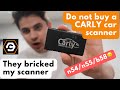 Do not buy the carly car scanner shady business practices