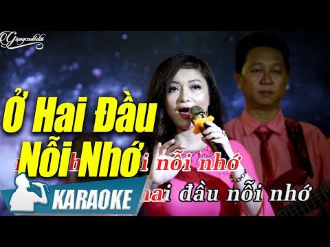 Ở Hai Đầu Nỗi Nhớ Karaoke Lam Quỳnh (Tone Nữ) | Nhạc Vàng Trữ Tình Karaoke