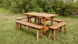 Big rustic table by Uudopuu