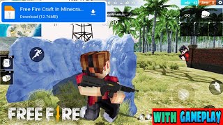 Free Fire mod in Minecraft pe | PLAY FREE FIRE IN MINECRAFT PE | The GamerZ | in hindi screenshot 1