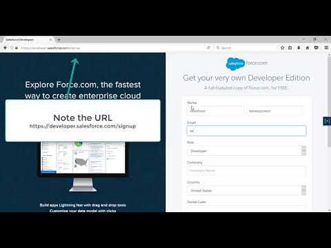 How to create a free Salesforce Developer account - Salesforce Training for beginners