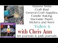 Massive Temu Craft Haul Part 6 General Craft Supplies, Candle Making, Macrame, Paper, Stickers, etc