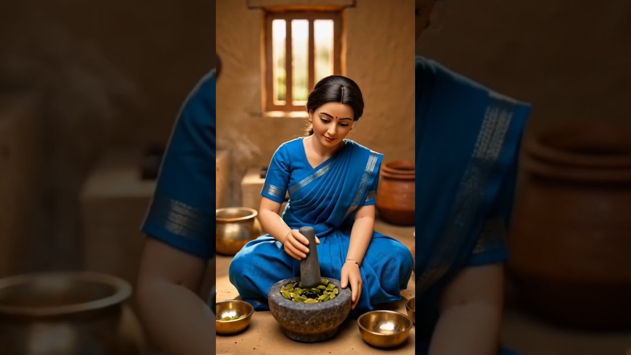 A Peaceful Day in a Miniature Village🪔🌿 