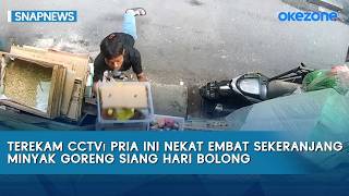 Download lagu Caught on CCTV! Man Brazenly Steals a Whole Basket of Cooking Oil in Broad Daylight