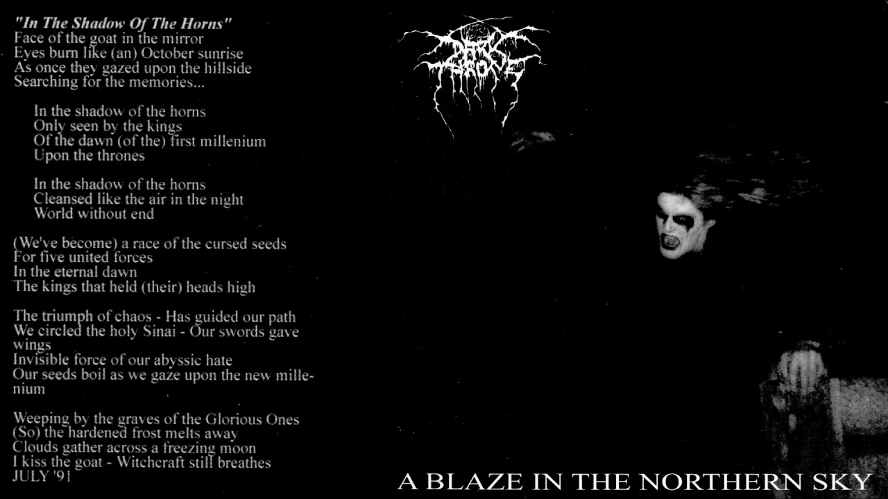 Darkthrone In The Shadow of The Horns YouTube