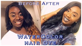 HOW TO: Dye Hair Using WaterColor Method with AliExpress Queen Hair *Beginner Friendly*